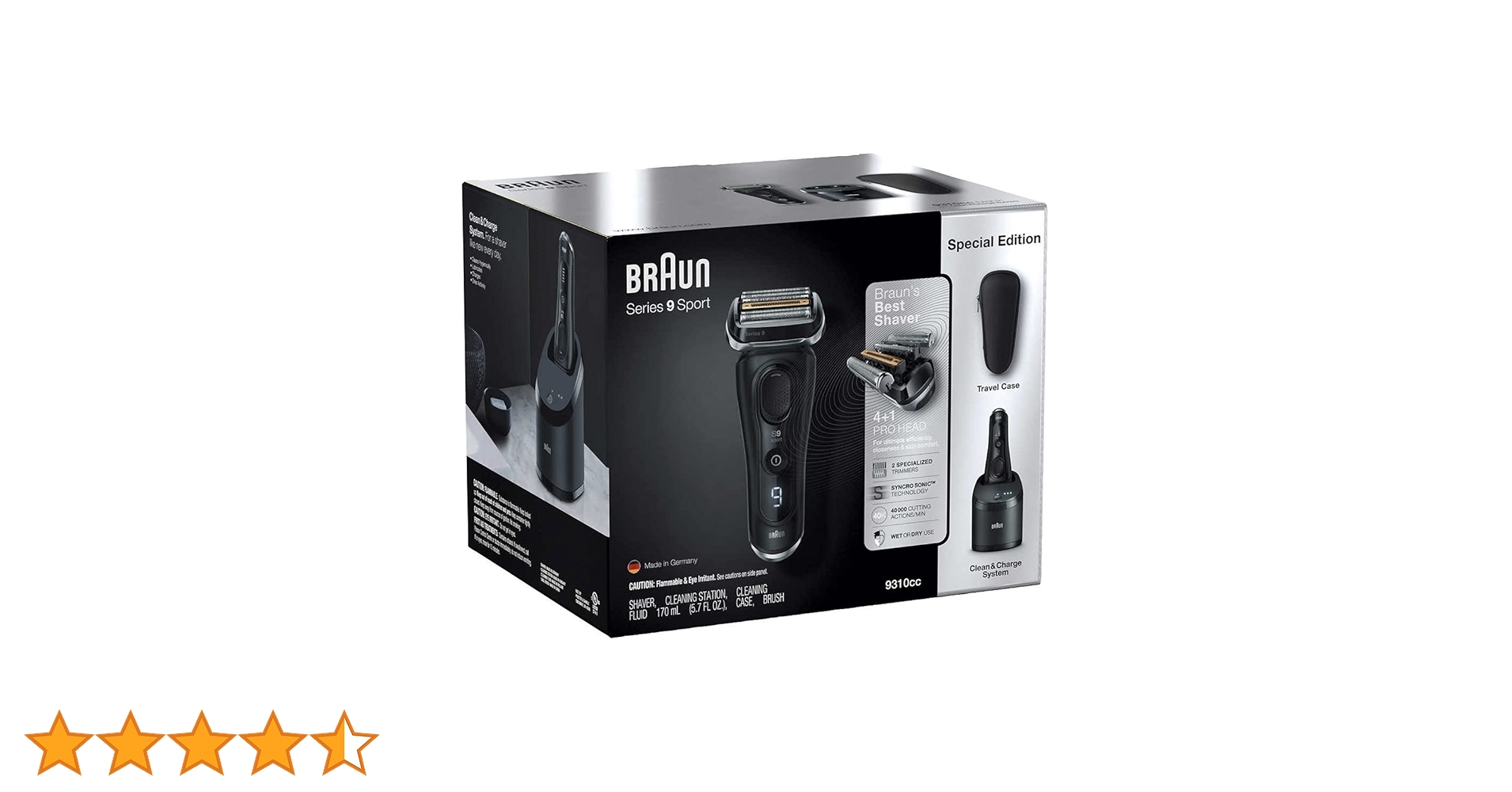 Braun Series 9 Sport+ シェーバー コスパ最高のブラウン『Series 9 Sport＋』、最高峰モデル